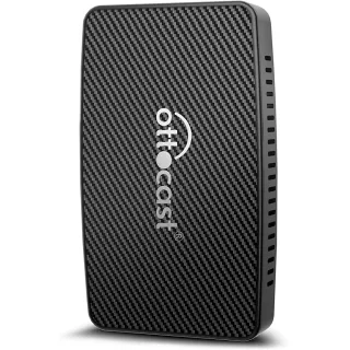 Ottocast Adattatore Wireless CarPlay, Supporto Netflix e YouTube, Android Auto Wireless Adapter, Play U Disk, Scatola video multimediale AI-Box, Dongle USB per auto CarPlay cablate in fabbrica