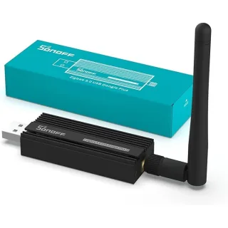 SONOFF Zigbee USB dongle più 3.0 SMA interfaccia esterna antenna universale gateway, pre-installato con Z-Stack 3.x.0 coordinamento firmware per l'assistente domestico o Zigbee2MQTT