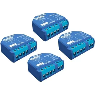 Shelly Plus 1-4 Pack - Dispositivo Bluetooth e Wi-Fi per Automazione Domestica
