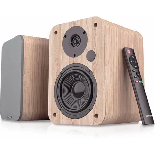 VULKKANO A4 ARC Cassa Amplificata con Woofer da 4", Bluetooth 5.0, HDMI ARC, Optica, RCA, USB, con Uscita Subwoofer, Casse Monitor con Design Elegante