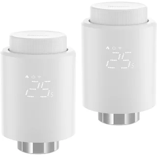 SONOFF Termostato Intelligente per Radiatore TRVZB 2 Pack, Termostato per Riscaldamento Intelligente co Funzione App, Il Termostato Richiede Hub Zigbee 3.0, Compatibile con Amazon Alexa/Home Assistant
