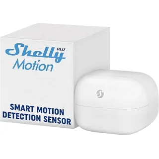 Shelly BLU Motion, Sensore Di Movimento E Lux Bluetooth, Domotica, Compatibile Con Alexa e Google, App iOS Android, Portata Fino a 9 Metri