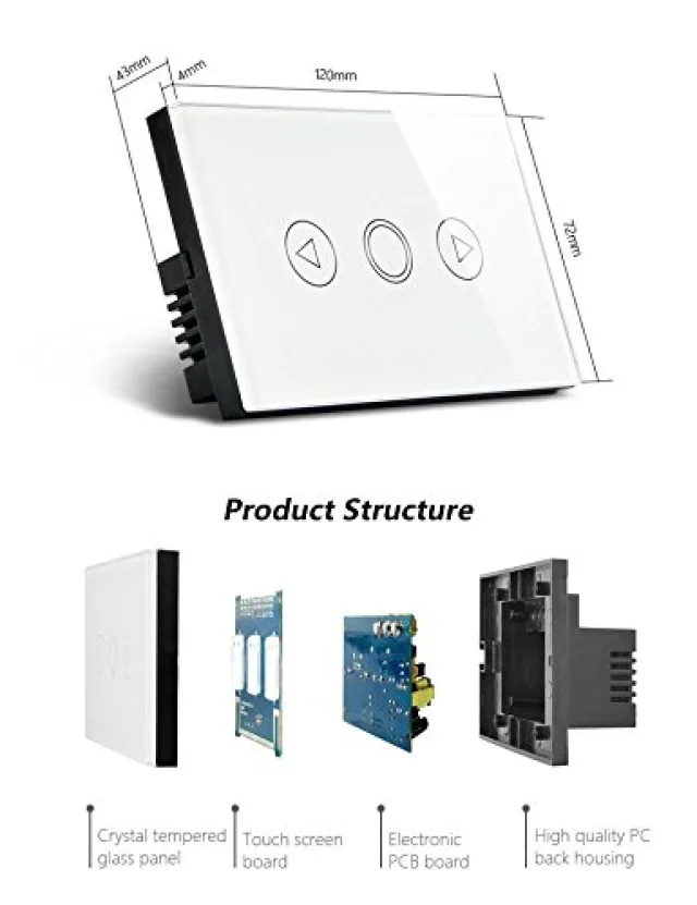 Wall Switch RF 433 MHz con funzione DIMMER - by Zemismart