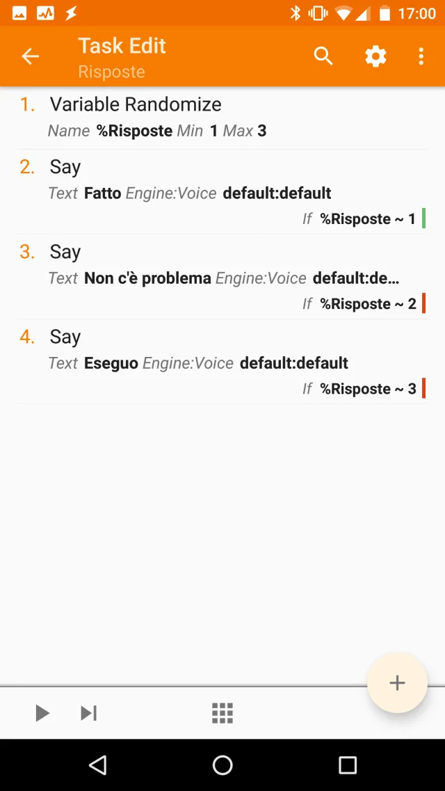 Pillole di Tasker - Come randomizzare le risposte del sintetizzatore vocale