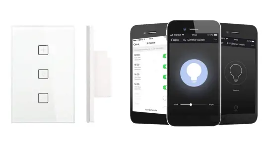 Wall Switch Soft Touch WiFi per controllo luci con funzione dimmer