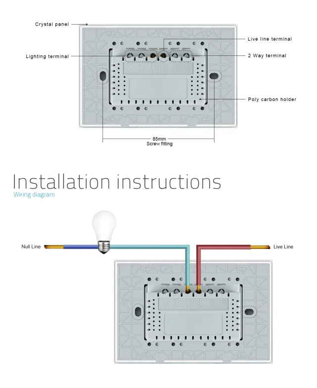 LIVOLO wall switch RF - la nostra recensione