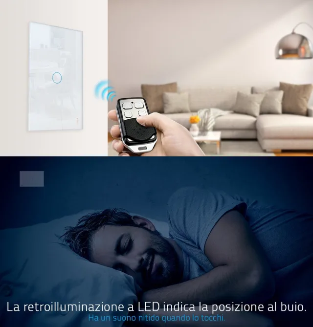 LIVOLO wall switch RF - la nostra recensione