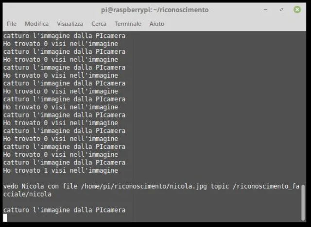 Riconoscimento facciale con Raspberry e integrazione in Home Assistant