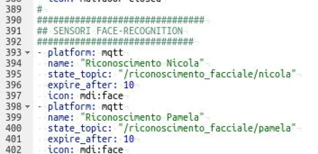 Riconoscimento facciale con Raspberry e integrazione in Home Assistant