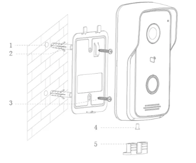 Videocitofono Smart Dahua VTO2111D-WP con funzione di videochiamata