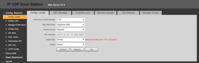 Videocitofono Smart Dahua VTO2111D-WP con funzione di videochiamata