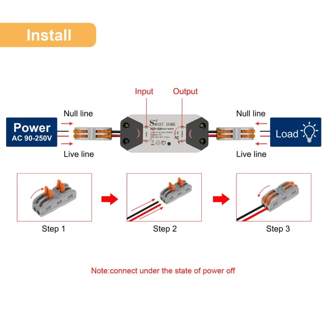 Smart Switch RF 433Mhz e WiFi by Smart Home Kerodamo