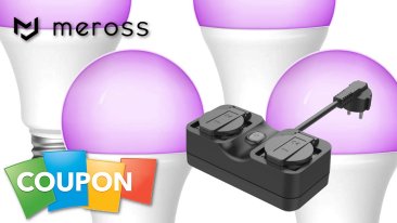 Codici Sconto da Meross per Smart Switch e Lampadine RGB WiFi