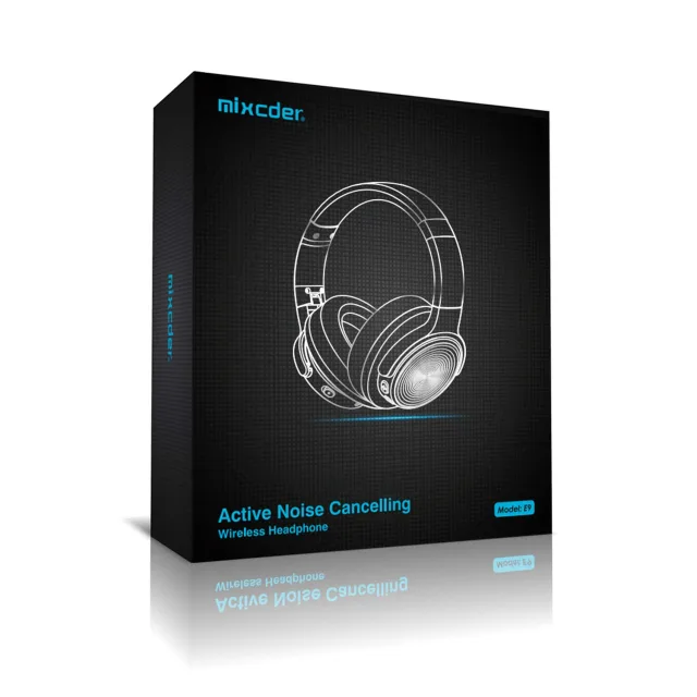 Mixcder E9 Cuffie Bluetooth con Cancellazione Attiva del Rumore
