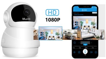 Recensione Muzili IP Cam di sorveglianza motorizzata da interni