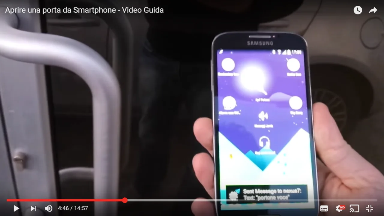 Come aprire una porta da Smartphone