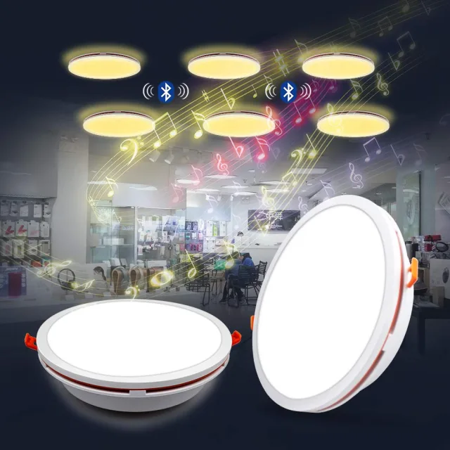 Lampada SMART da incasso con funzione di audio Bluetooth