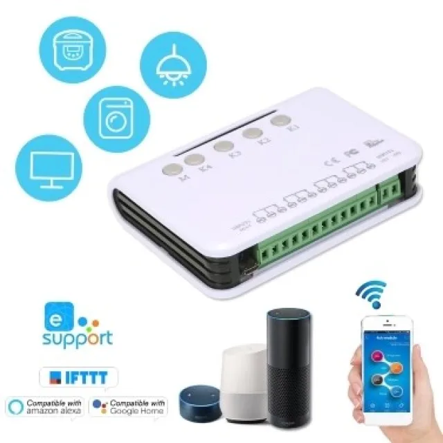 Tutta la potenza del Sonoff 4ch PRO in uno spazio molto più piccolo!