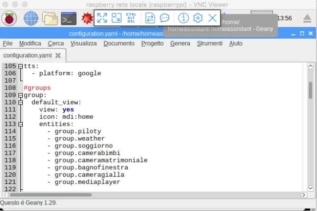 Come creare i Gruppi all'interno Home Assistant