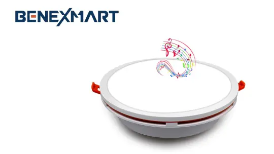Lampada SMART da incasso con funzione di audio Bluetooth