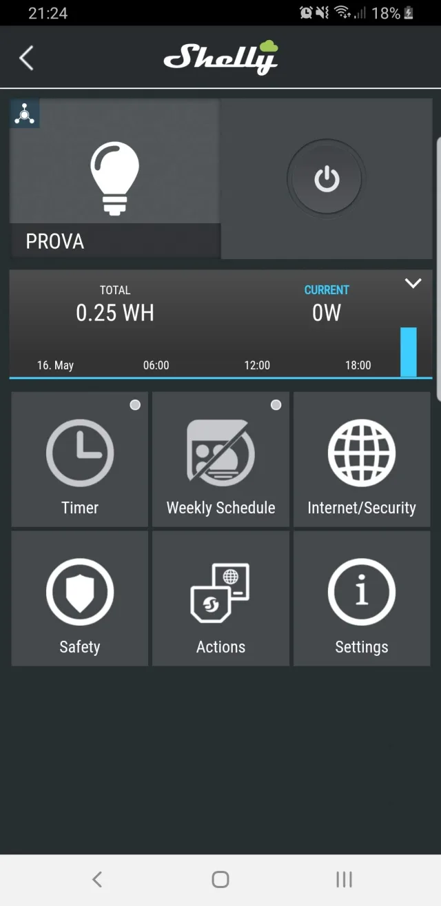 Come usare lo Shelly 2.5 per gestire due punti luce