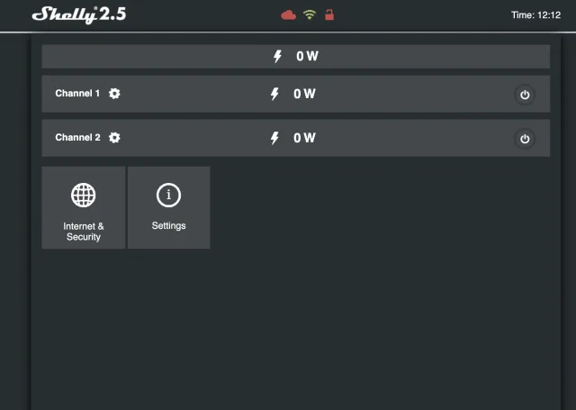 Come usare lo Shelly 2.5 per gestire due punti luce