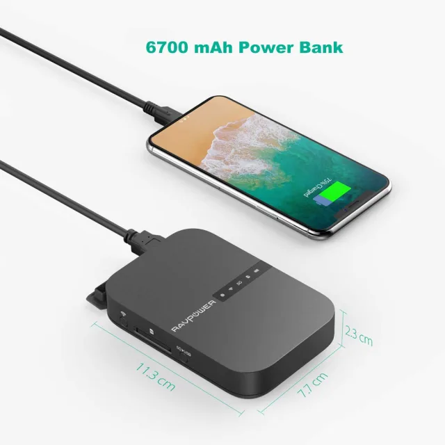 RAVPower RP-WD009 FileHub Versione 2019, non chiamatelo Power bank!