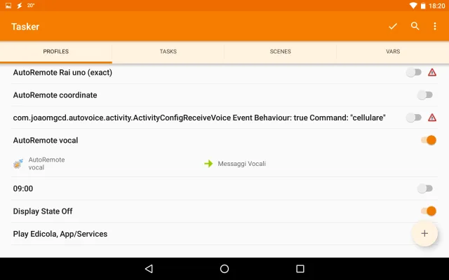 Come realizzare un sistema di announcement con Tasker