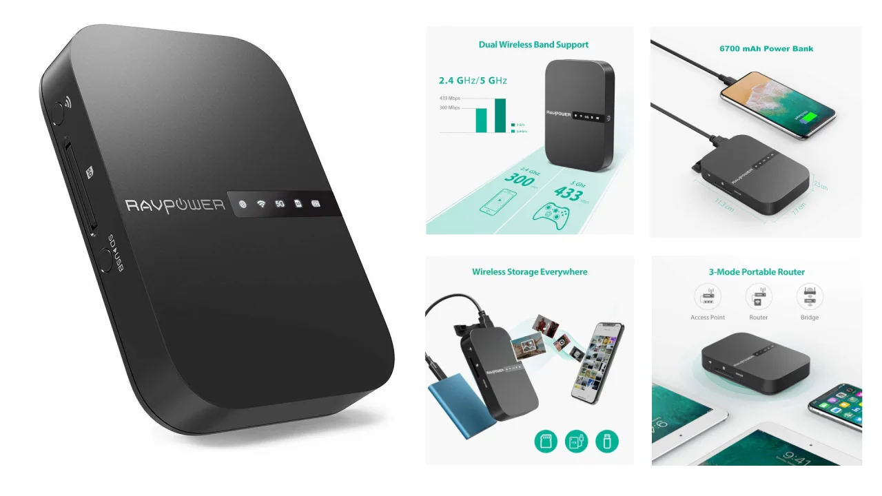 RAVPower RP-WD009 FileHub Versione 2019, non chiamatelo Power bank!