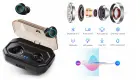 Miniatura: Axloie Auricolari Bluetooth 5.0 TWS con Custodia da Ricarica 3000mAh
