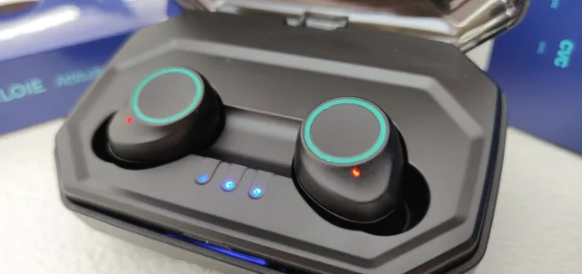 Axloie Auricolari Bluetooth 5.0 TWS con Custodia da Ricarica 3000mAh