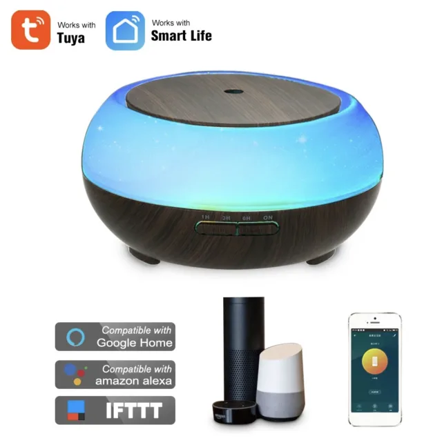 Sirena Allarme WiFi e LED Lamp Oil Diffuser - L'infinito mondo Tuya Smart