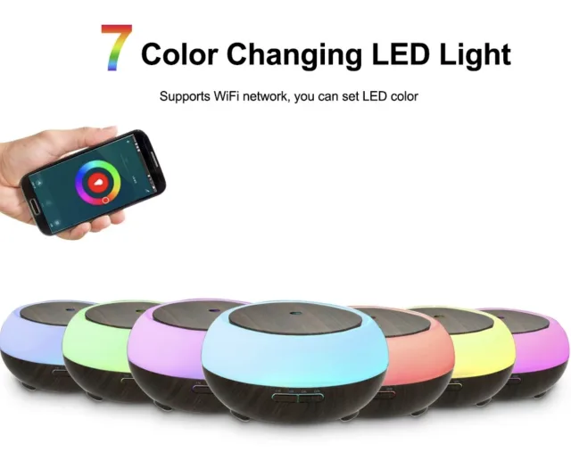 Sirena Allarme WiFi e LED Lamp Oil Diffuser - L'infinito mondo Tuya Smart