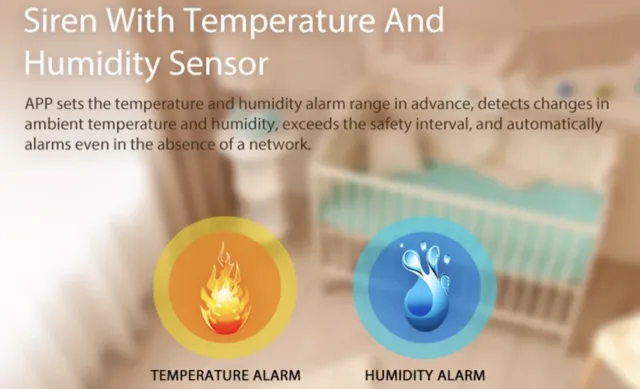 Sirena Allarme WiFi e LED Lamp Oil Diffuser - L'infinito mondo Tuya Smart