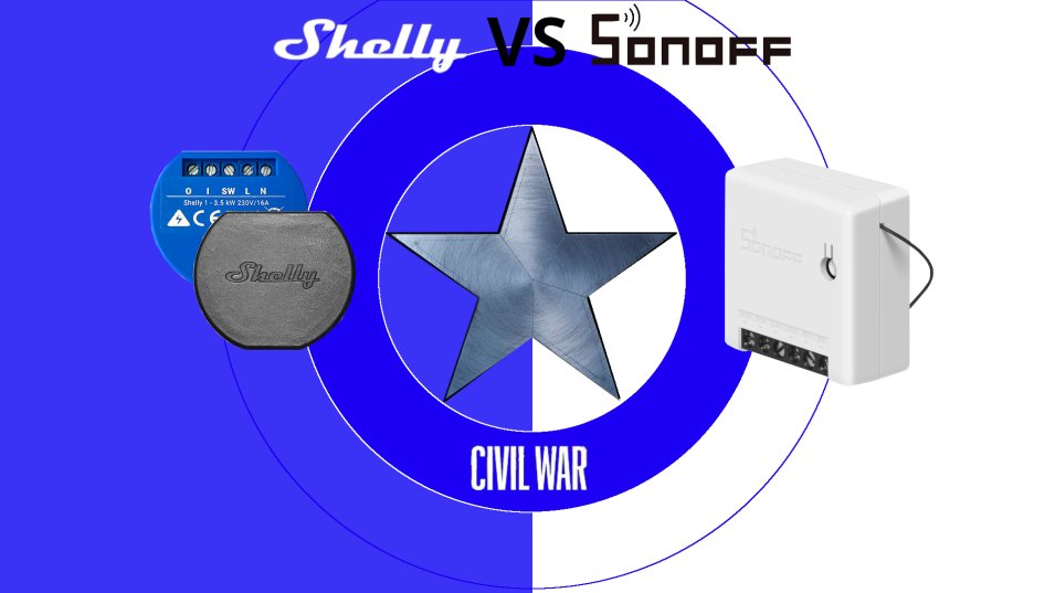 SHELLY 1 VS SONOFF MINI... Civil War! ... o SMART Home War?