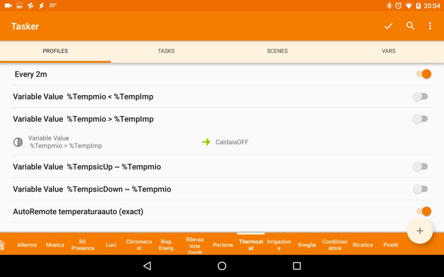Come realizzare un Termostato Smart con Broadlink RM Pro, Shelly 1 e Tasker