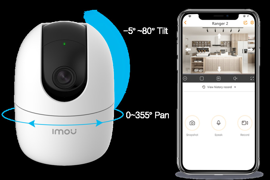 Telecamera WiFi IMOU Ranger 2 - la telecamera IP che ti segue!