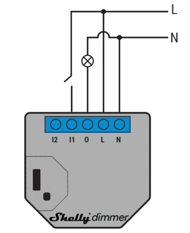 Shelly Dimmer - collegamenti, funzionamento ed integrazione in Home Assistant
