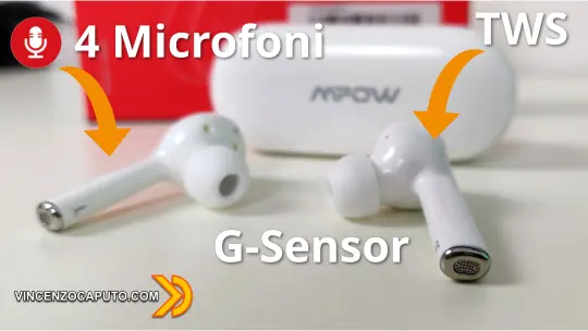 MPOW M10 - gli Auricolari Bluetooth che scimmiottano gli AirPods PRO!
