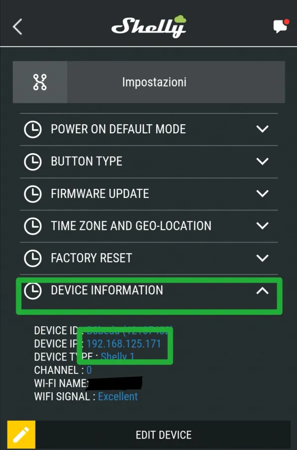 Pulsante 12v monitorato con Shelly 1 e Raspberry tramite Home Assistant