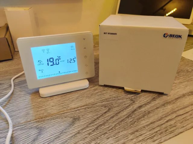 Beok BOT306RF, il Termostato Smart WIFI compatibile con Home Assistant