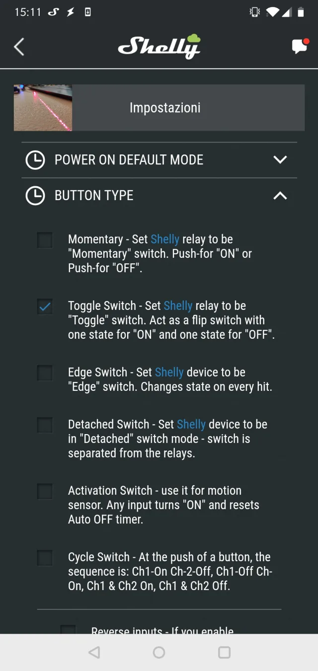 Come realizzare un sensore di pioggia Smart con uno Shelly 1