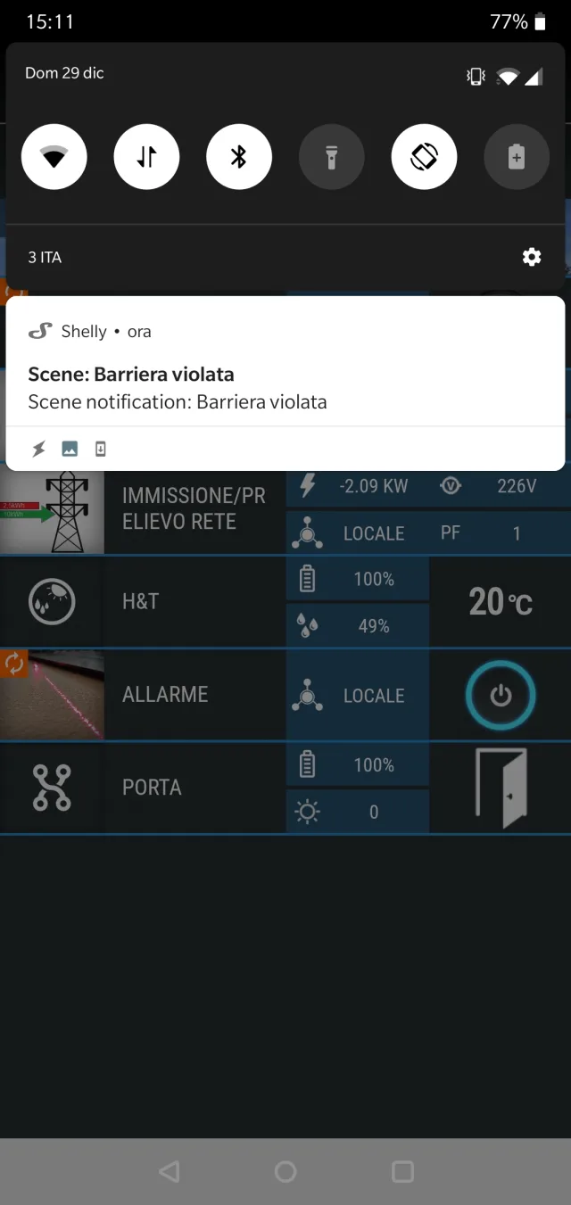 Come costruire una barriera LASER a monitoraggio remoto con uno Shelly 1