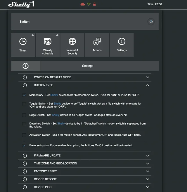 Accensione automatica del Magic Mirror con uno Shelly 1 e Home Assistant