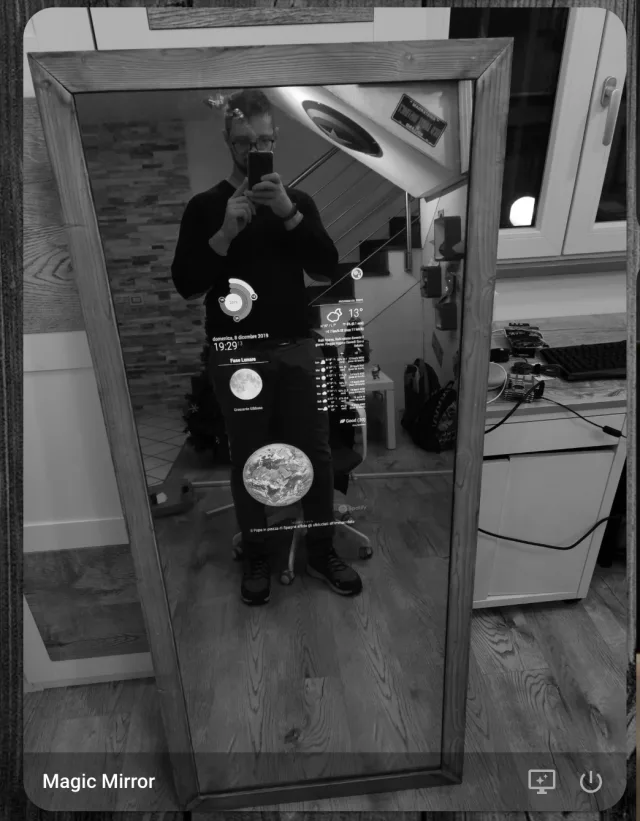 Accensione automatica del Magic Mirror con uno Shelly 1 e Home Assistant