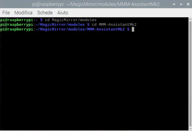 Google Assistant su Magic Mirror con hotword personalizzata