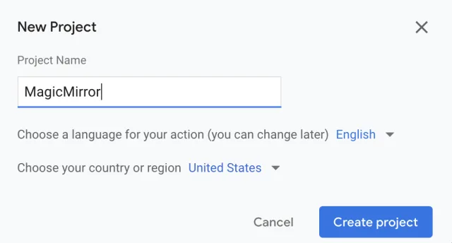 Google Assistant su Magic Mirror con hotword personalizzata