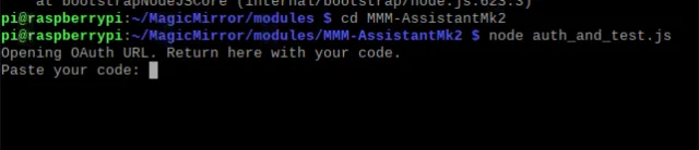 Google Assistant su Magic Mirror con hotword personalizzata
