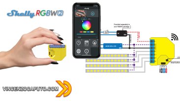 Shelly RGBW2 il miglior controller per strisce led?