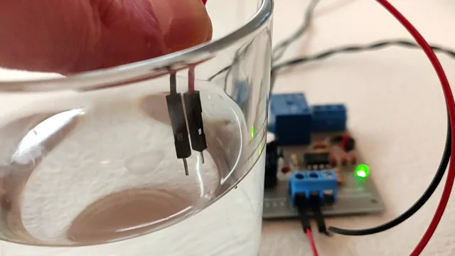 Monitoraggio livello acqua con Shelly 1 e sensore livello liquidi